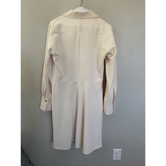 NWOT Women’s Vince Rugby Long Sleeve Dress in Off White SZ 6 - Picture 6 of 7